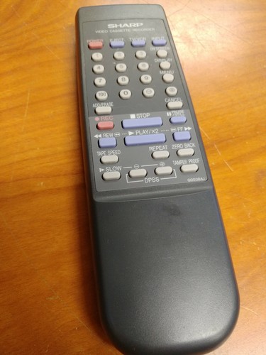 Sharp g0056aj vcr remote - sharp,