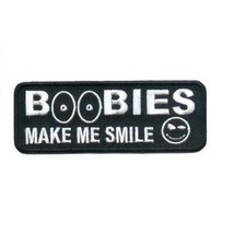 BOOBIES MAKE ME SMILE PATCH