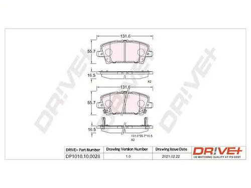 Brake pads front axle - pads,