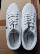 WHITE LUKE 1977 CANVAS PUMPS