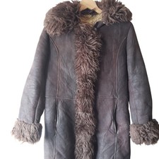 Vintage Shearling Coat Women's