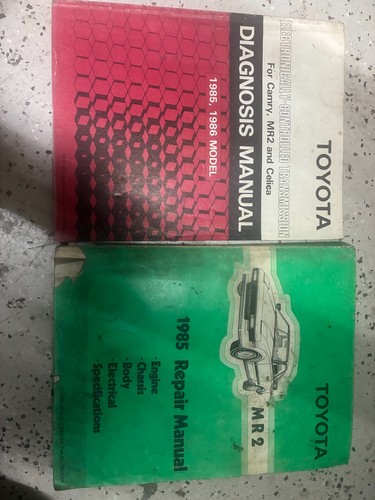 1985 toyota mr2 service - toyota,