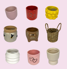 Mini 7cm Plant Pots Ceramic/