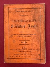 1892 JAMES LILLYWHITE’S