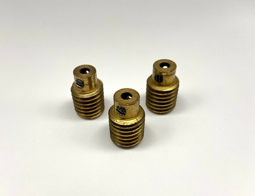 Meccano worm gear brass - x,