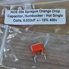 NOS 00s Sprague Orange Drop