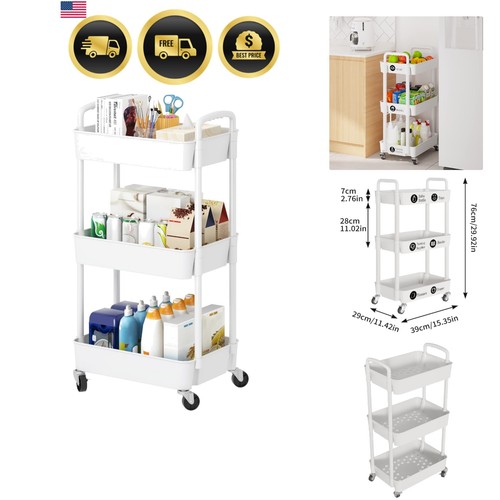 Tier rolling cart with - rolling,