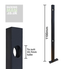 Mezzanine Floor Handrail Standard Post - 1100mm - Powder Coated - £26.90+VAT