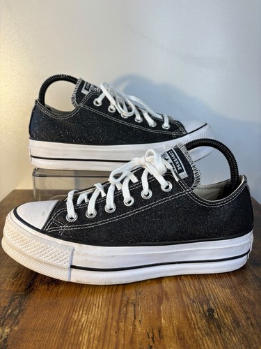 Converse black glitter low - converse,