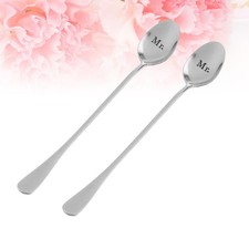  2 Pcs MR & MRS Stainless