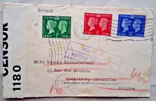 Great britain 1940 cover - 1940,