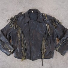 Vintage Western Leather Fringe