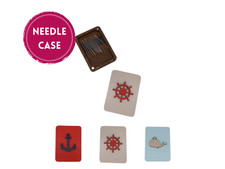 Nautical Wooden Needle Case