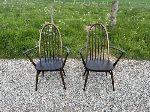 Pair vintage ercol - a, of