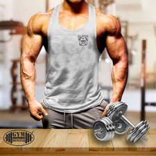 Alpha Dog Vest Small Gym Clothing Bodybuilding Training Workout MMA Men Tank Top