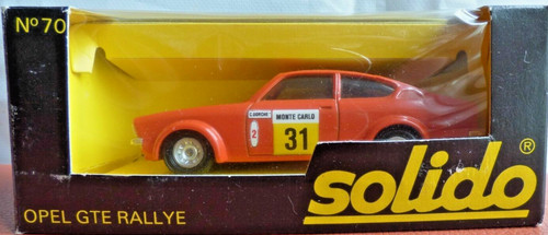 Solido opel kadett gte - kadett,