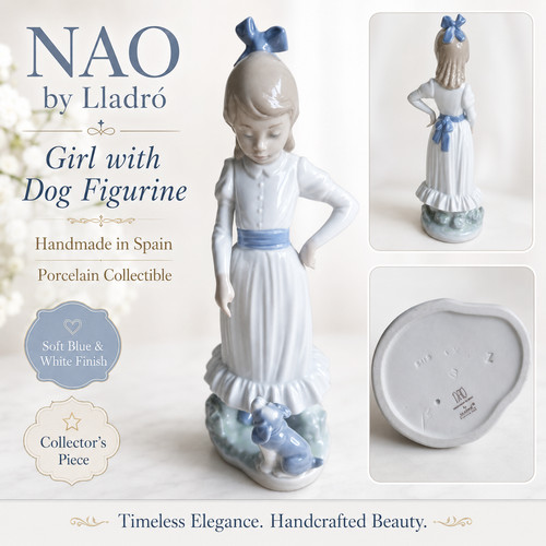 Nao lladro girl with - by,