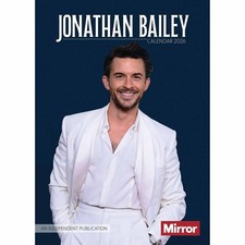 Jonathan Bailey A3 Calendar 2026 - Entertainment - Month To View