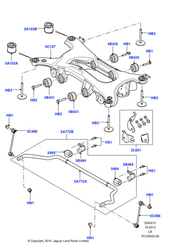 Land rover fixing parts - land,