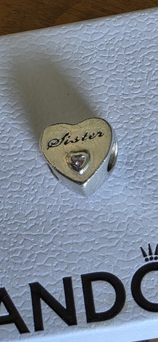 Pandora sister heart charm