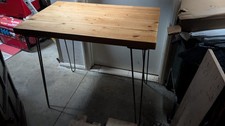 Large chunky solid wood desk