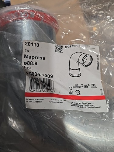 Geberit mapress 20110 - geberit, 90°