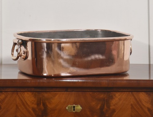 Antique copper fish kettle - fish, /