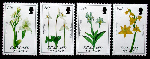 Falkland islands 1991 - islands, orchids