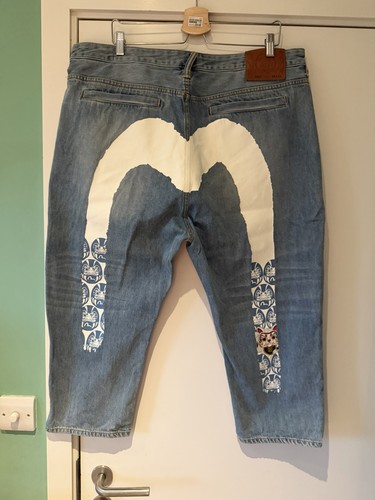 Evisu jeans cropped leg - leg, with