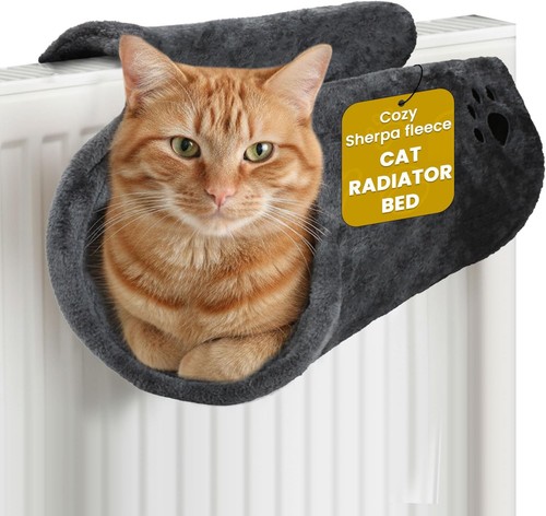 Cat radiator bed soft faux - cat,