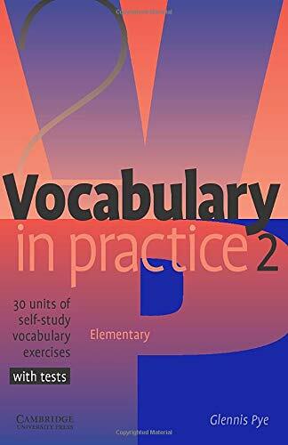 Vocabulary practice in - vocabulary, (in