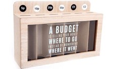 Sifcon Wooden Money Saving Box