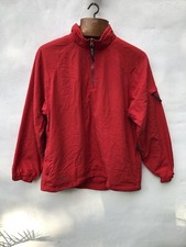 Stormtech 1/4 Zip Windbreaker Men’s S Oversized Red Lightweight Packable P2P 24"