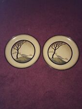 Denby Savoy Tea Plates X 2 Diameter 6.5 Inch