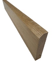 SOLID OAK or SAPELE SKIRTING BOARD CHOICE FINISH OR TYPE 20 x 95 mm
