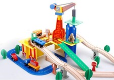 Wooden pcs busy crane - pcs,