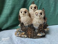 Border Fine Arts 081 - Tawny Owlets Figure Bird Statue Figurine