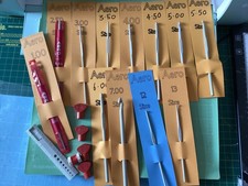 Aero Crochet hooks metal and