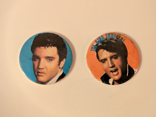 Elvis presley badge vintage - elvis,