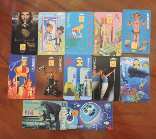 Used phonecards from - ,