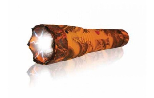 Orange camo flashlight - orange, taser