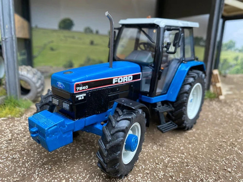 Ford 7840 tractor - 7840, chrome