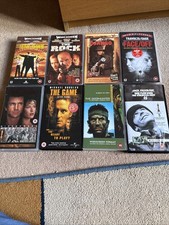 8 Action VHS Tapes Bundle