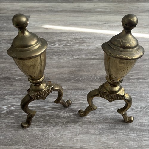 Vintage brass fire - brass,