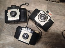 3 x  Kodak Brownie 127 / Cresta / Cresta 3 Camera Black Bakelite 