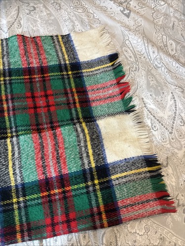 Tartan scarf wide and long - wide,