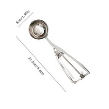 Ice Cream Scoop Scooper Mash Potato Cookie Dough Stainless Steel Spoons 4cm 6cm