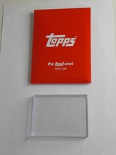 Topps THE REAL ONE 1x EMPTY Cardboard Box 1x Plastic Case Sports Card Storage 
