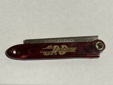 Vtg Advertising Red Celluloid