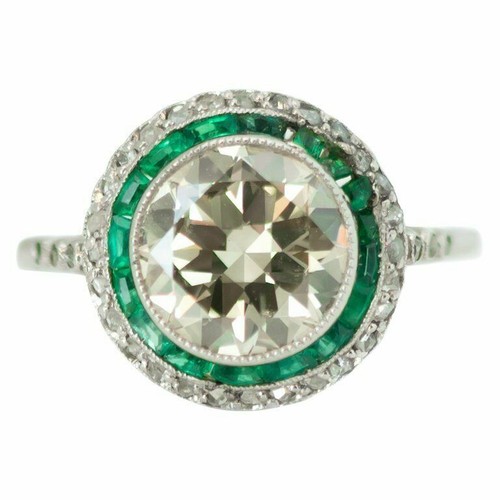 4ct round simulated diamond - round,